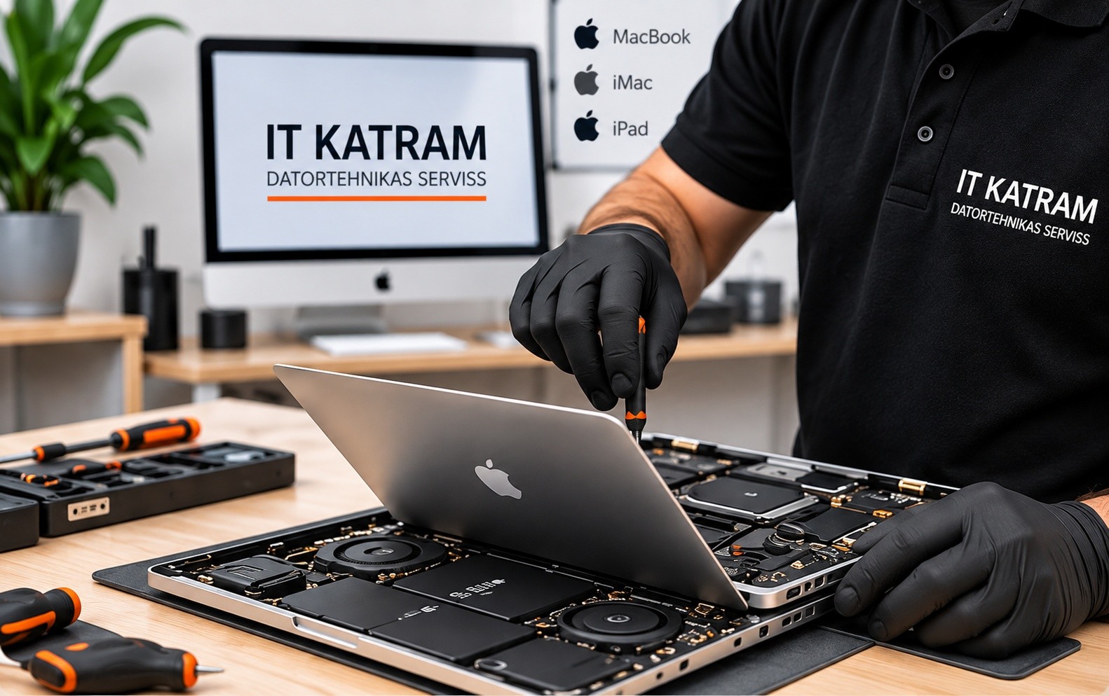 Apple ierīču remonts IT KATRAM servisā