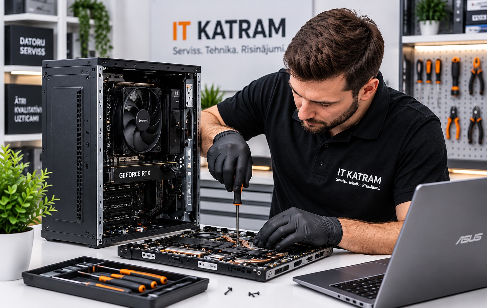 Datoru apkope IT KATRAM servisā